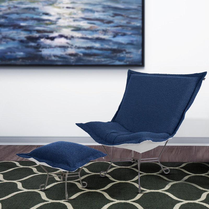 Fauteuil à volutes Korkuteli, Vert