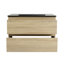 Meuble-lavabo simple avec plateau Defanski 30