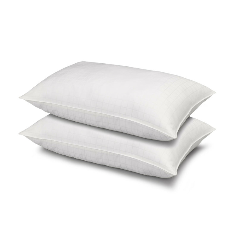 Oreiller de couchette en tissu 100% coton rembourré de gel Exquis Hotel, Standard