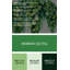 «Botanical Pilea», art mural en métal vert-1866682013