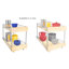Tiroir coulissant pour armoire de cuisine (2 niveaux) Lynk Professional Professional-91062391