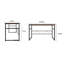 Makale Metal Base Writing Desk-32316855