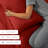 Holiday  Sheet Set, Santa Red Christmas Pattern, California King Size Bedding-116478669-116478674