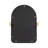 Elijah Metal Arched Pivot Mirror