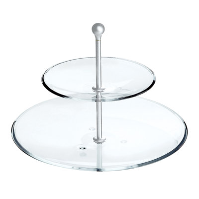 Majestic Glass Tiered Stand