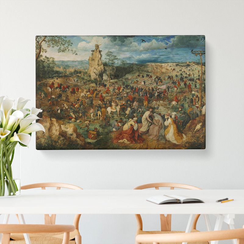 Christ Carrying the Cross by Pieter Bruegel the Elder - Wrapped Canvas, 50cm H x 76cm W x 3cm D