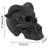 Refractory Materials Fireproof Imitated Human Fire Pit Skulls Gas Log For NG, LP Wood Fireplace, Firepit, Campfire, Halloween Decor, BBQ