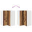 Vidaxl Kitchen Wall Cabinet White 57 X 57 X 80 Cm Engineered Wood-121217394