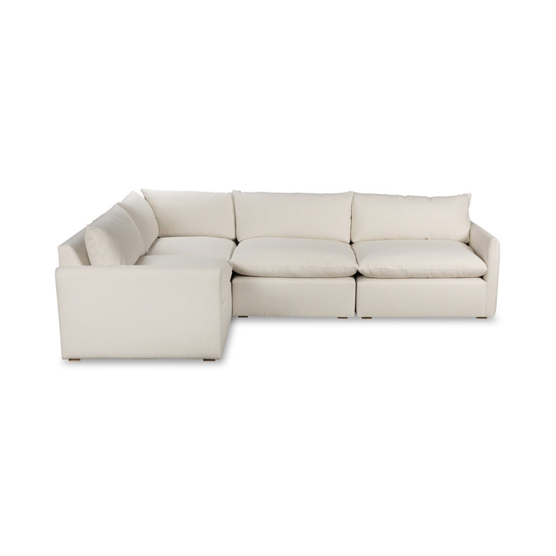 Cali Modular Sectional, Study Hall Ivory Polyester