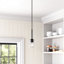 Luminaire suspendu cylindrique à 1 lumière Spindler