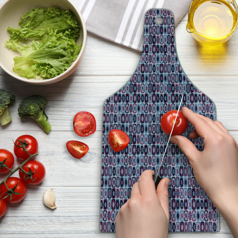 Planche à découper en verre trempé Ambesonne