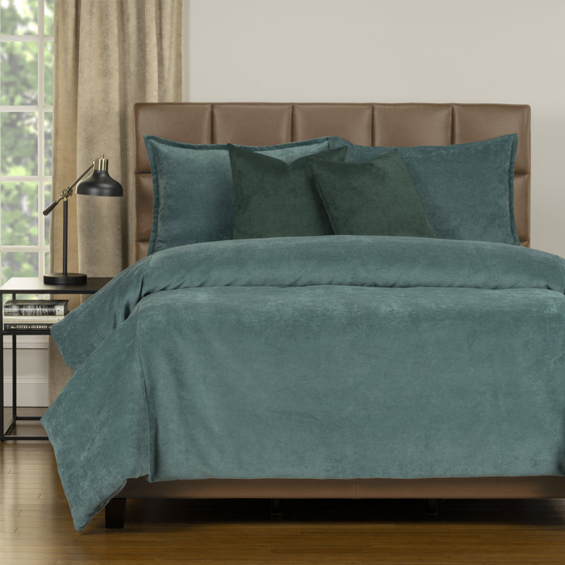Ensemble de housse de couette et insert Mixology, Housse de couette pour lit très grand californien, Bleu mer