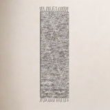 Camille Geometric Hand-Knotted Wool Area Rug in Gray/Brown