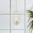 Rykir 1 - Light Brushed Gold Pendant