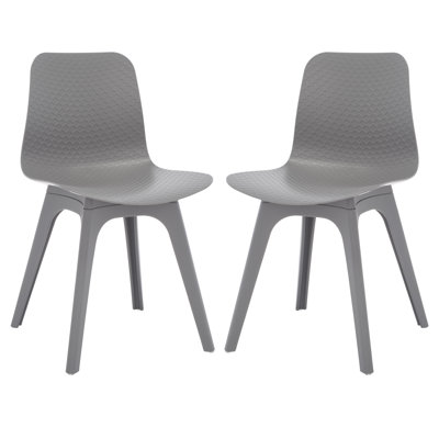 Chaise en plastique moulé Brin