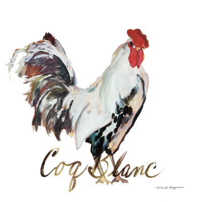 Coq blanc sur blanc
