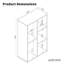 50*24*80cm, Multi-Layer Storage Shelf - MDF/Chipboard Material, Space-Saving Bookcase-65314365