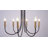 6 - Light Empire Candle Style Dimmable Chandelier