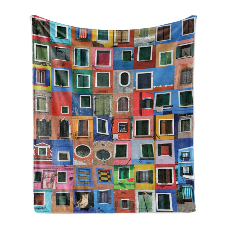 Hand Woven Throw Blanket, 50" x 60"
