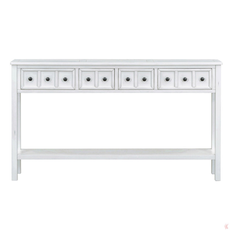Console Rustic, Blanc antique