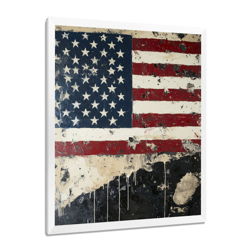 Dominie - art mural abstrait, H 44 po x l 34 po, Reproduction encadrée d'une seule photo, Blanc