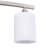 28 In. 4-Light Nickel Modern Cylinder Vanity Light For Bathroom, Bedroom With Curved Arms And Milk White Glass Shades