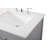 Sinclaire 60'' Double Bathroom Vanity with Engineered Marble Top-850408380