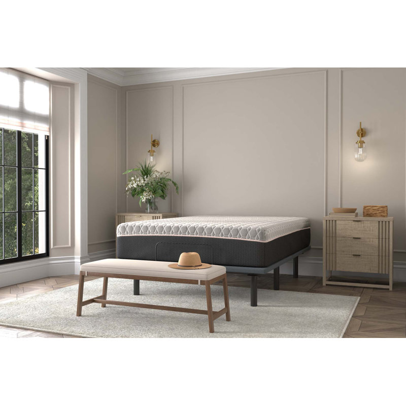 Matelas hybride Copper Lux 12 po avec couche de confort à mémoire de forme et système de ressorts, Très grand simple, 12"