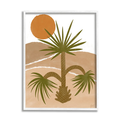 " Tropical Desert Palm Warm Bold Sunny Canyon " by Birch&Ink