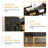 16-Pair Shoe Cabinet with Two Flip-Top Drawers-1799703528