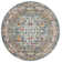 Hertzler Oriental Blue/Light Gray Area Rug