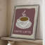 «Modern Coffee III», reproduction encadrée - bois massif-473879427