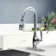 Brantford Pull Out Single Handle Kitchen Faucet with PowerBoost and Reflex