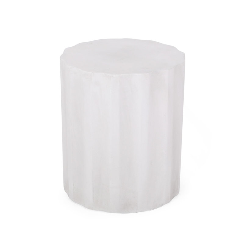 Outdoor Lightweight Concrete Side Table