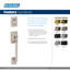 Century Exterior Single Cylinder Handleset with Single Cylinder Deadbolt, Exterior Side Only-511814076