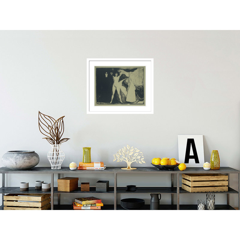 «Das Weib (De Sfinx)» par Edvard Munch, impression giclée encadrée, H 23,5 po x l 28,3 po