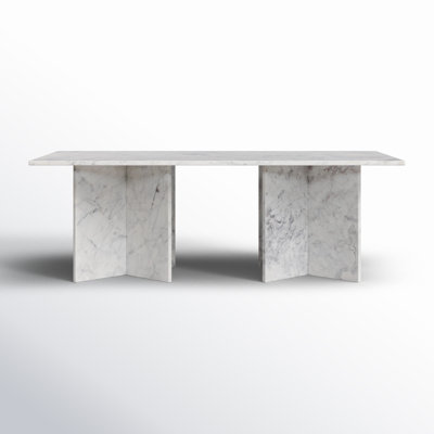 Verona 48" Genuine Marble Coffee Table