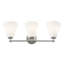 Lavabo / vasque 3 lumières Fusion - Nickel brossé Fusion-125018654-125018652