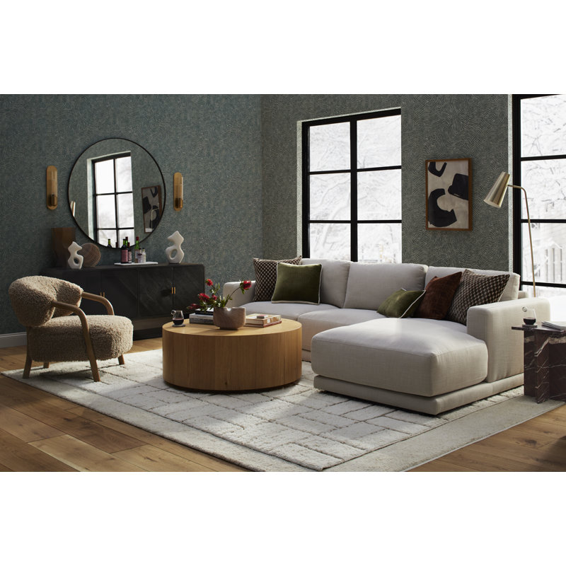 Scout Steel Flush Mounted Sconce, Lacquered Brass