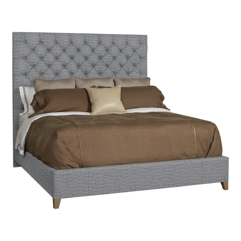 Grace/Griffin Upholstered Bed, Hampton, Tuck Graphite, King