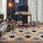 Rymann Geometric Yellow/Gray/Black Non-Slip Rubberback Area Rug-1555091684