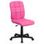 Chaise de bureau pivotante en vinyle Bonavant-100667718-100667726