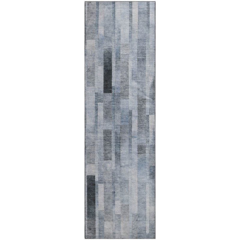 Premium Machine Washable Marasco AMF1630 Stripes Rug, Runner 2'3" x 7'6"