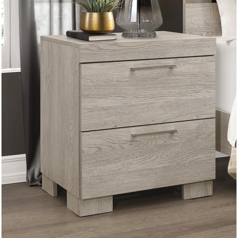 53.34cm W Particle Board / Chipboard Bedside Table