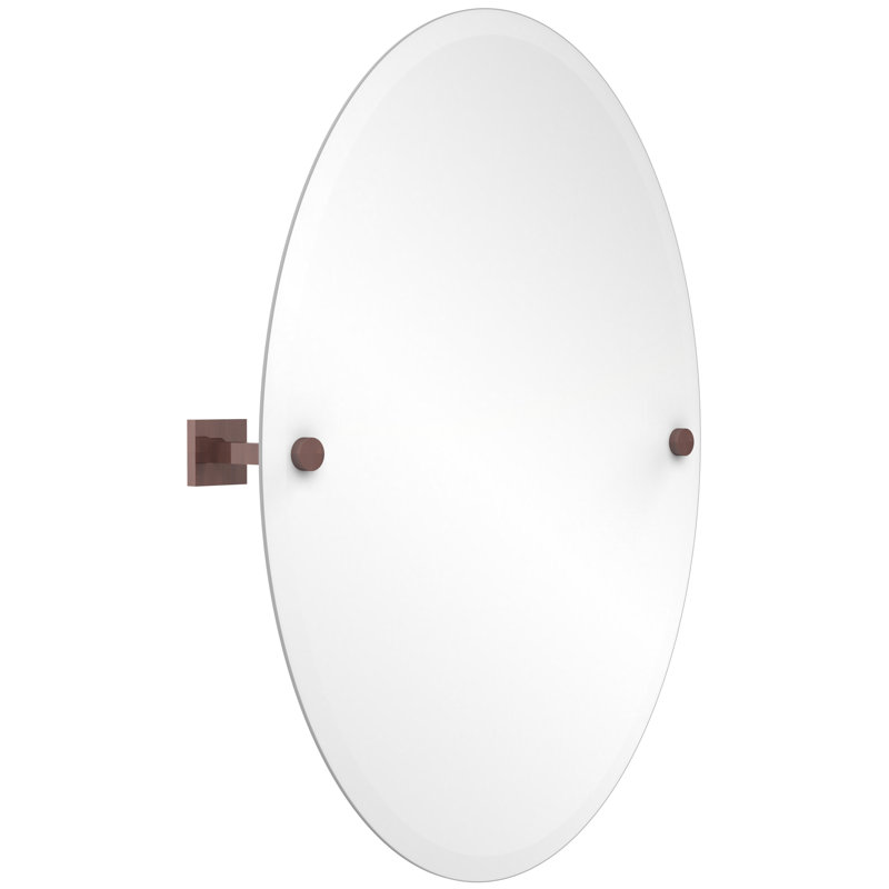 Haranu Wall Mirror with Shelves, Antique Copper
