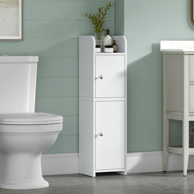 Armoire de salle de bain avec 2 portes et tablette réglable