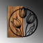 Handmade Wall Decor on Solid Wood