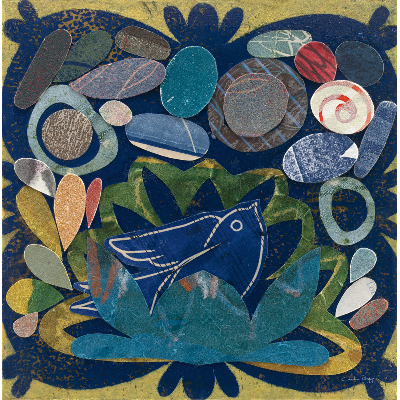 Oiseaux au printemps IV par Candra Boggs, H 30 po x l 30 po