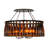 Glass Semi Flush Mount