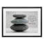 «Life Is A Balance Stones», reproduction sous verre encadrée, design par Sandro De Carvalho-1954322270-1954322265